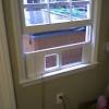 So, the plan, put the sliding glass doors where the windows are, and cover up the current door. 1