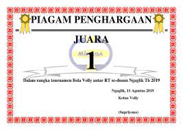 We did not find results for: Contoh Piagam Penghargaan