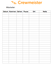 Blanko tabellen zum ausdruckenm / tageszeitplanvor. Gratis Stundenzettel Zum Ausdrucken Fur Word Excel Oder Pdf