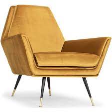 vanessa chair mustard in 2021 occasional chairs modern lounge chairs comfy chairs
