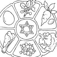 Free printable coloring pages for a variety of themes that you can print out and color. Passover Plate Passover Fun