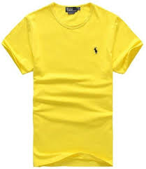 Men S Ralph Lauren T Shirts Ralph Lauren Custom Fit Short Sleeved Crewneck Tee With Yellow 108 Ralph Lauren Felpa