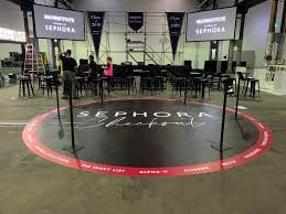 This Is Our Ez Floor Product Which Can Be Applied To All Kinds Of Surfaces This One Appears On Cement Floors A Outdoor Advertising Floor Graphics Cement Floor