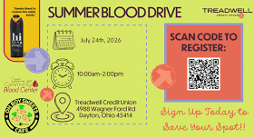 Summer Blood Drive at Treadwell Credit Union