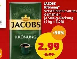 In the top five most popular brands in germany, dallmayr and tchibo are in the third and fifth spots. Jacobs Kronung 500g Angebot Bei Penny