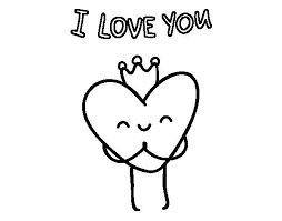 Dibujos Faciles De Amor A Lapiz Kawaii Para Dibujar Imprimir Colorear Colorear Imagenes Dibujos Faciles De Amor Dibujos Faciles Corazon Para Colorear