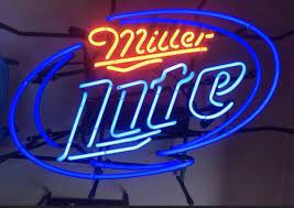 Vintage Miller Light Authentic Distributor Neon Sign For Sale In Bear Creek Village Pa Offerup Neon Signs Neon Beer Signs Neon