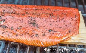 Basic Cedar Plank Salmon Recipe Panlasang Pinoy Salmon Recipes Plank Salmon Recipes Cedar Plank Salmon