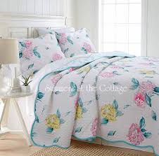 There are 181 teal king quilt for sale on etsy, and they cost $248.59 on average. Hamptons Pink Hydrangea Quilt Set Aqua Teal Yellow Queen Or King