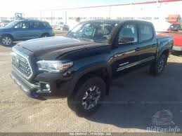 17 city/21 hwy/18 combined mpg for. Toyota Tacoma 4wd Trd Off Road 2019 Black 3 5l Vin 3tmcz5an4km229582 Free Car History