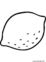 Coloriage Fruits Un Citron A Colorier A Imprimer Coloriage Fruits Coloriage Colorier