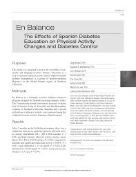 Sets in the java collection framework for this week's lab, you will use two of the classes in the java collection framework: Pdf En Balance The Effects Of Spanish Diabetes Education On Physical Activity Changes And Diabetes Control