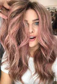 53 Beautiful Summer Hair Colors Trends Tips Rose Hair Color Summer Hairstyles Hair Goals Color