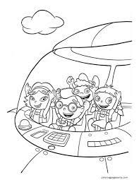 Little einsteins rocket ship coloring page. Quincy Leo Annie And June In Little Einsteins Rocket Coloring Pages Rocket Coloring Pages Coloring Pages For Kids And Adults