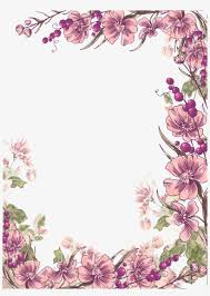 Set of natural logo for branding, corporate identity, packaging and business card. Flower Floral Design Euclidean Vector Illustration Flower Border No Background Png Image Transparent Png Free Download On Seekpng
