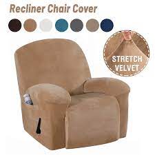 Choose from contactless same day delivery, drive up and more. Thicken Super Soft Velvet Recliner Cover Full Coverage Recliner Chair Cover Protector Stretch Dustproof Armchair Cover Protector Chair Cover Aliexpress