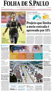 A folha de s.paulo, ou simplesmente folha, é um jornal brasileiro editado na cidade de são paulo. Folha De S Paulo Fac Simile Edicao Sao Paulo 6 5 2013