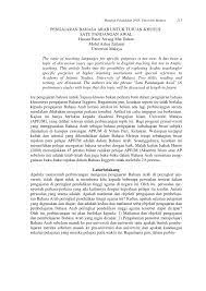Arabic learning wow 6 months ago. Pdf Pengajaran Bahasa Arab Untuk Tujuan Khusus Satu Pandangan Awal Teaching Arabic Language For Special Purposes An Early View