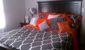 Grey Orange And White Bedroom Orange Bedroom Decor Grey Orange Bedroom Grey And Gold Bedroom
