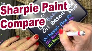 So, it's important to know your paint to ensure you get the best results. Sharpie Oil Based Paint Pen Vs Water Based Leaking Paint Youtube