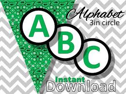 Often when conducting business in exhibitions, shows and atmospheres that are outside the office, it is difficult to carry along with us our receipt books. Green Banner Alphabet Letters For Personalized Banner Pdf Printables Diy Party Decorations By Cameo Party Designs Printable Banner Letters Free Printable Alphabet Letters Printable Alphabet Letters