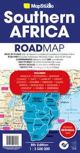 Road Map South Africa Distances Jackenjuul