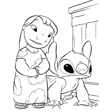 Veja quase 50 desenhos para imprimir e colorir de princesas. Desenho De Lilo E Stitch Da Disney Para Colorir Tudodesenhos
