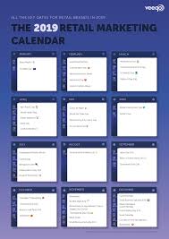 Retail Marketing Calendar 2019 Marketing Calendar Marketing Sales Marketing