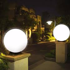 Solar Led Post Cap Lights Outdoor Column Headlight Pillar Light Fence Post Lights For Deck Gatepost Patio Or Garden Decoration Solar Lamps Aliexpress