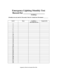 Alibaba.com offers 840 t5 emergency lighting module products. Emergency Lighting Inspection Form Fill Online Printable Fillable Blank Pdffiller