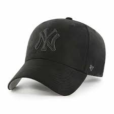 New York Yankees 47 Brand All Black Ultra Clean Up Adjustable Hat 47 Brand Adjustable Hat New York Yankees