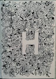 Doodle H By Rinaldi007 Doodles Art Doodle Art