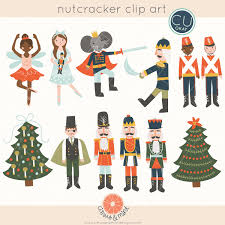 Nutcracker Ballet Christmas Clip Art Graphics Holiday 2017 Etsy Nutcracker Nutcracker Ballet Christmas Clipart