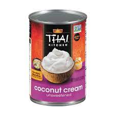 This thai dessert consists of sweet sticky rice topped with a slice of creamy custard. Thai Kitchen Gluten Free Unsweetened Coconut Cream Thai Kitchen