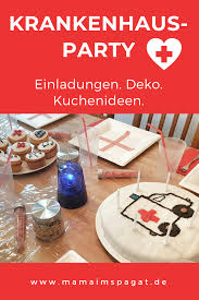 Krankenhausparty Zum Kindergeburtstag Mama Im Spagat Kindergeburtstag Kinder Selbstgemachte Einladungen