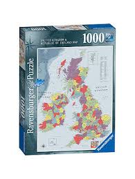 Our jigsaw puzzles are simple, yet still provide enough of a challenge to help children build skills such as visual reasoning, spacial awareness, short term memory, and logic. Ravensburger Britain And Ireland Map Jigsaw Puzzle 1000 Pieces At John Lewis Partners