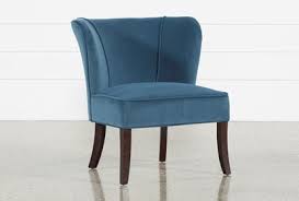 Free store pickup out of stock $279.99 quick view kelsey blue velvet accent chair. Krista Blue Accent Chair Living Spaces