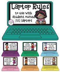 Laptop Rules To Use In Your Classroom If Your Students Bring In Their Own Laptops Computer Lab Lessons Classroom Technology Byod Classroom