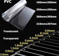 0.3mm-2mm Thick Translucent PVC Plastic Sheet Thin Clear Plastic Panel PVC Plate | eBay