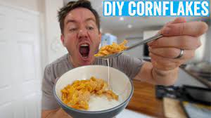 In a bowl, put salt, sugar, vanilla, and 1 cup cornmeal and mix them well. The Homemade Cornflakes Project Youtube