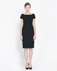 Boat Neck Dress Dresses Woman New Collection Zara Denmark Womens Dresses Simple Black Dress Boat Neck Dress