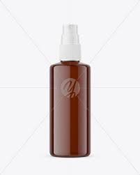 Amber Spray Bottle Mockup In Bottle Mockups On Yellow Images Object Mockups