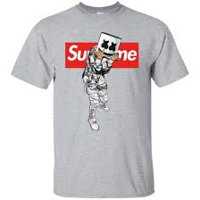 marshmello limited edition supreme youth kids t shirt