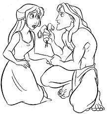 Tarzan And Jane Coloring Page Disney Coloring Pages Coloring Pictures Horse Coloring Pages