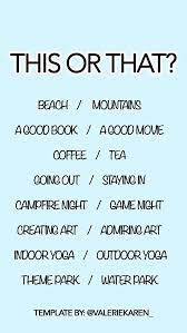 Best Instagram Story Templates This Or That Post To Your Ig Story Circle Your Answers Th Best Instagram Stories Instagram Story Template Instagram Story