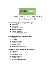 Learn to conjugate regular and irregular verbs in spanish grammar and master the rules for using. How To Conjugate Spanish Verbs Present Tense 12 Steps