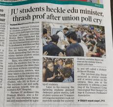 Video of Jadavpur University incident. Whos at fault here? : rkolkata