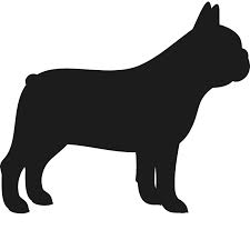 French Bulldog Stamp Silhouette Stamptopia Dog Silhouette French Bulldog Art Bulldog Breeds