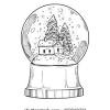 The beautiful snow adds interest and creates enough intricacy for adults to relax while coloring. 1