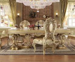 And an elegant bathtub and princess potty complete the royal bathroom. Traditional Hd 8016 Dining Table In Yellow Brown
